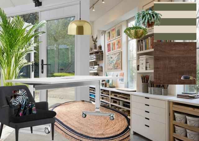 Ania Kay interior design office and living space design